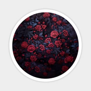 Gothic Roses Pattern Magnet